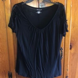 Jennifer Lopez Top w/ Cut-outs on shoulder